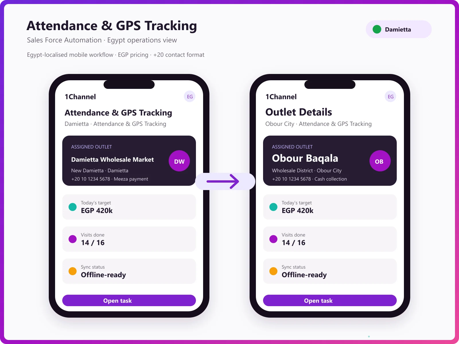Mobile app expense claim and work summary