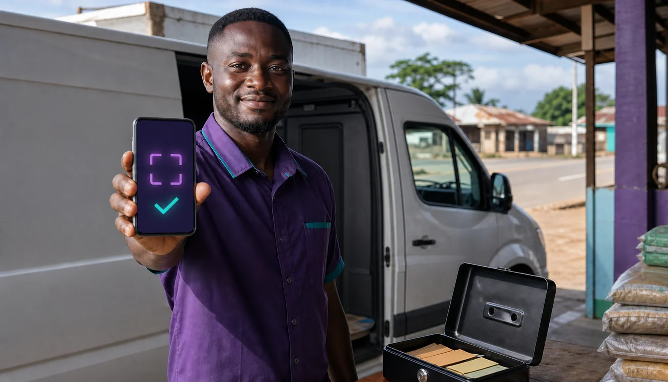 Order-to-Cash with Mobile Money and Cash for Ghana Distributors