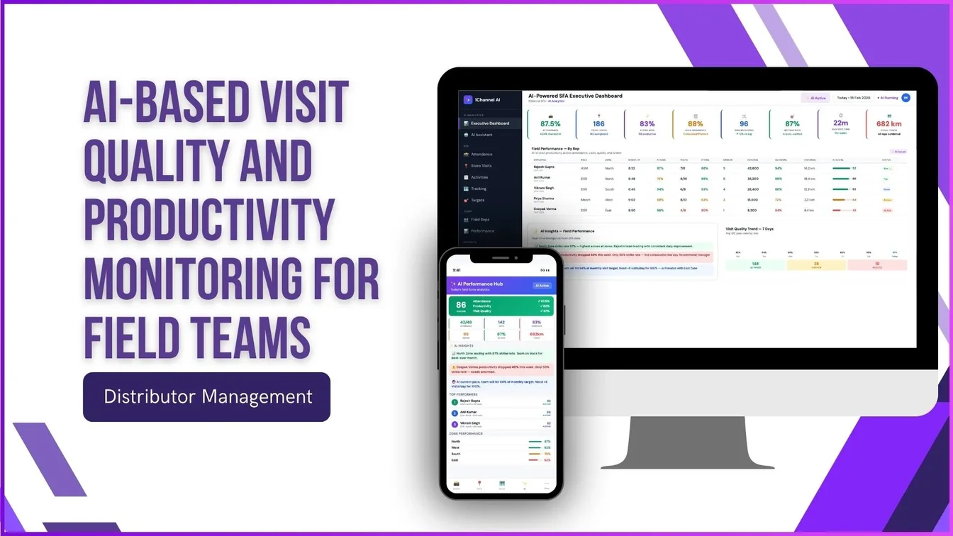 AI-Based Visit Quality and Productivity Monitoring for Field Teams