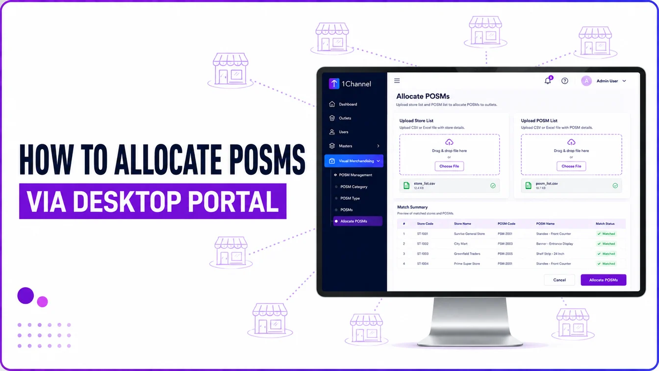 How to Allocate POSMs via Desktop Portal