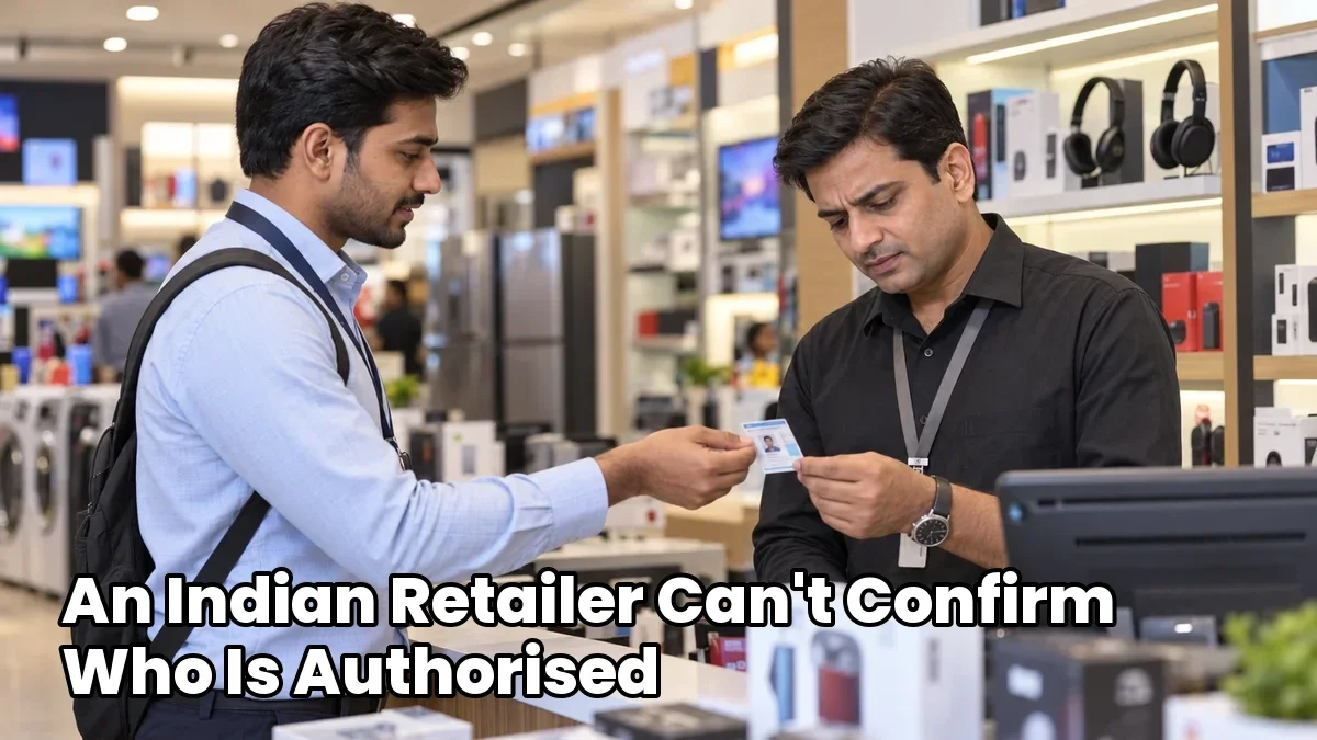 An Indian Retailer Can't Confirm Who Is Authorised