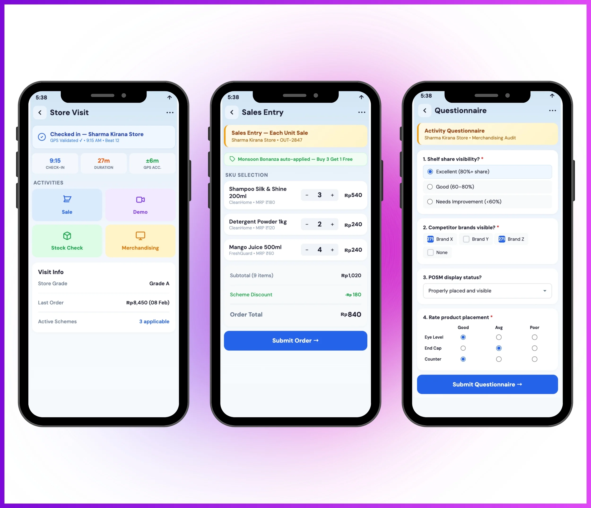 Mobile app store visit tracking