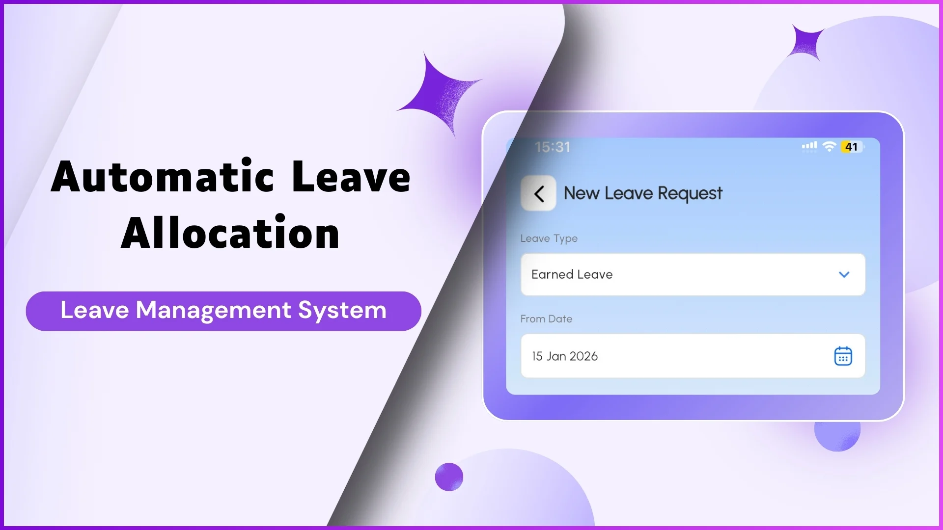Setting up automatic leave allocation in Malaysian sales teams