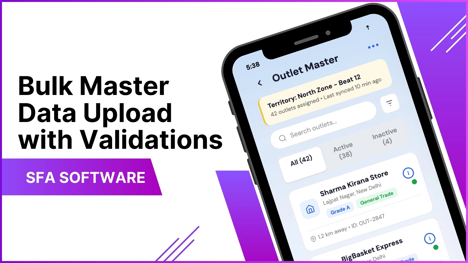 Bulk master data validation in Malaysian SFA tools