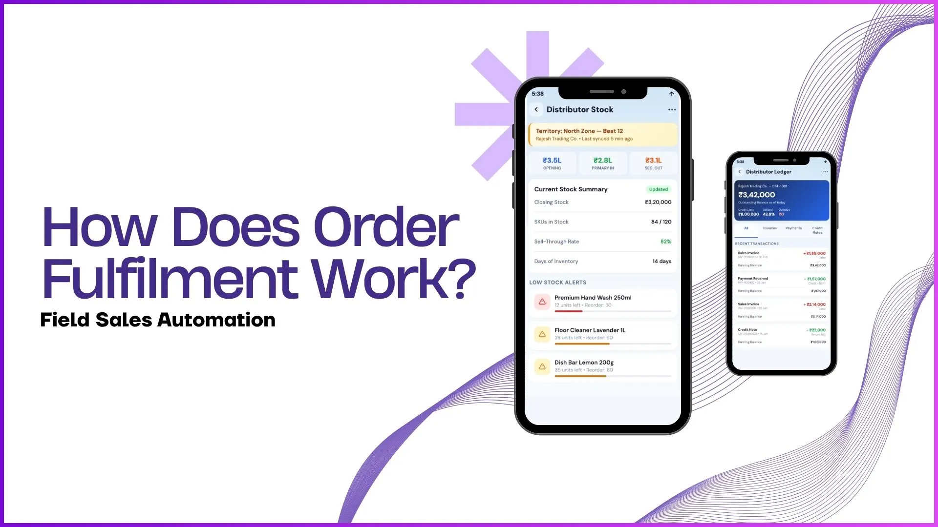 Trace a Malaysian field order from capture to delivery