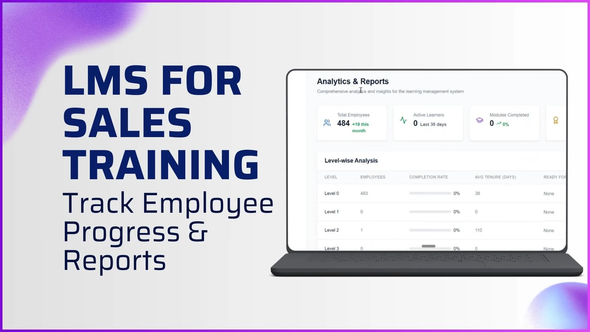 LMS Progress Tracking and Reports