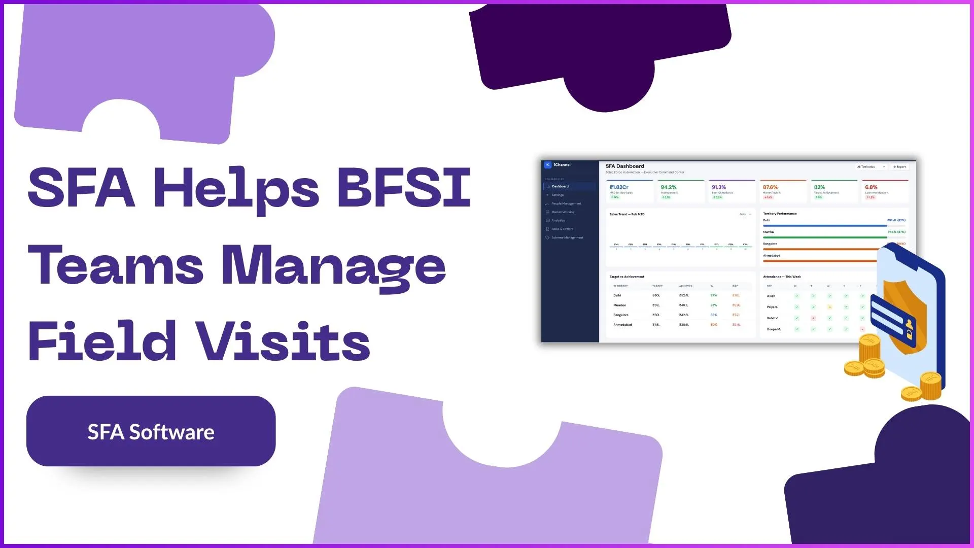 Malaysian BFSI Field Teams Run Visits on a Single SFA Layer