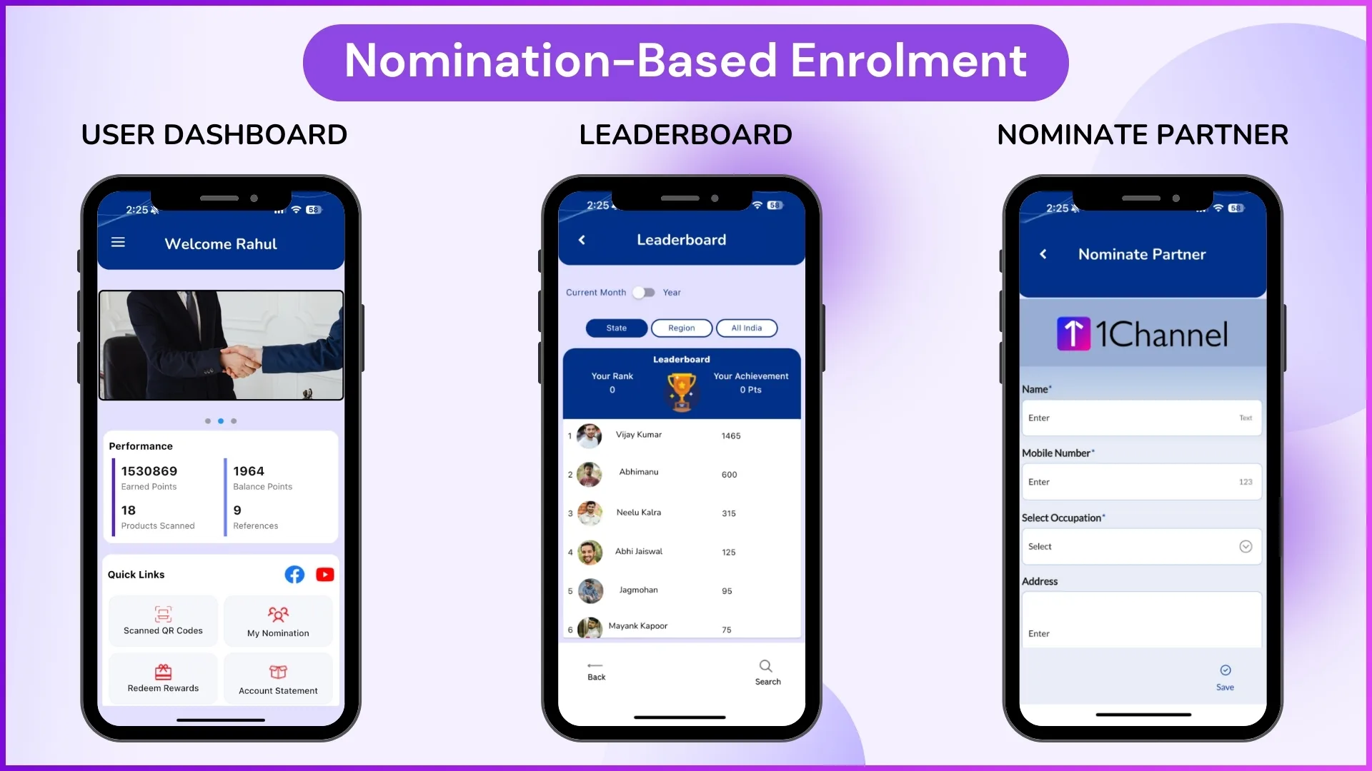 Nomination-based enrolment flow for Malaysian influencer loyalty programs