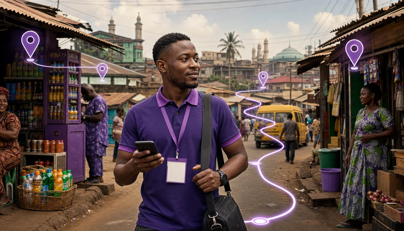 Beat Planning on Unnamed Streets: GPS and Landmark Routing for Lagos, Kano and Aba